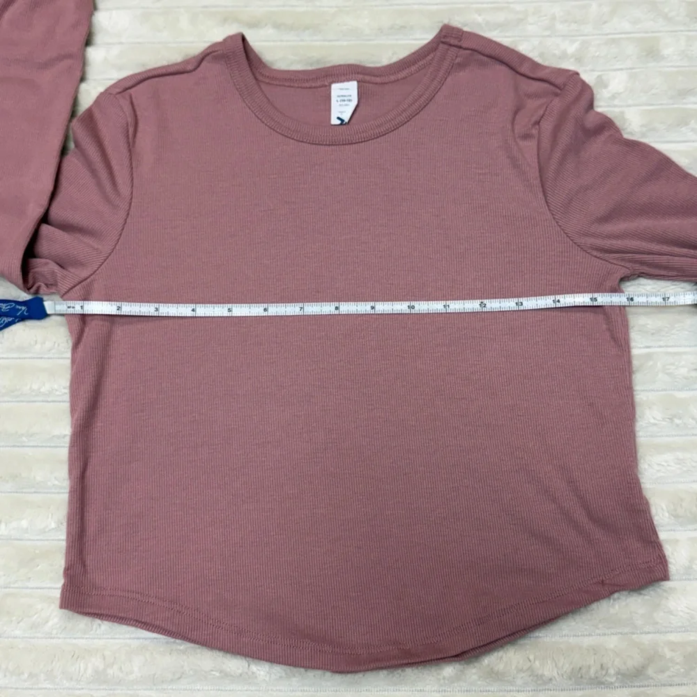 Old Navy: Set of (2) Girls UltraLite Long Sleeve Rib-Knit Tees, Size L (10-12)